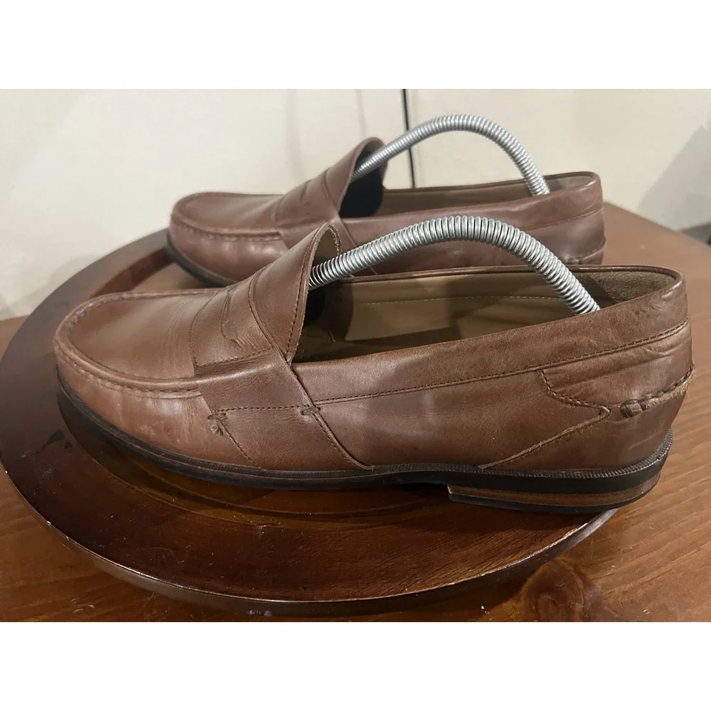 Cole‎ Haan Mens Pinch Maine Hand Sewn Leather Penny Loafers Mens 11.5 M Slip On